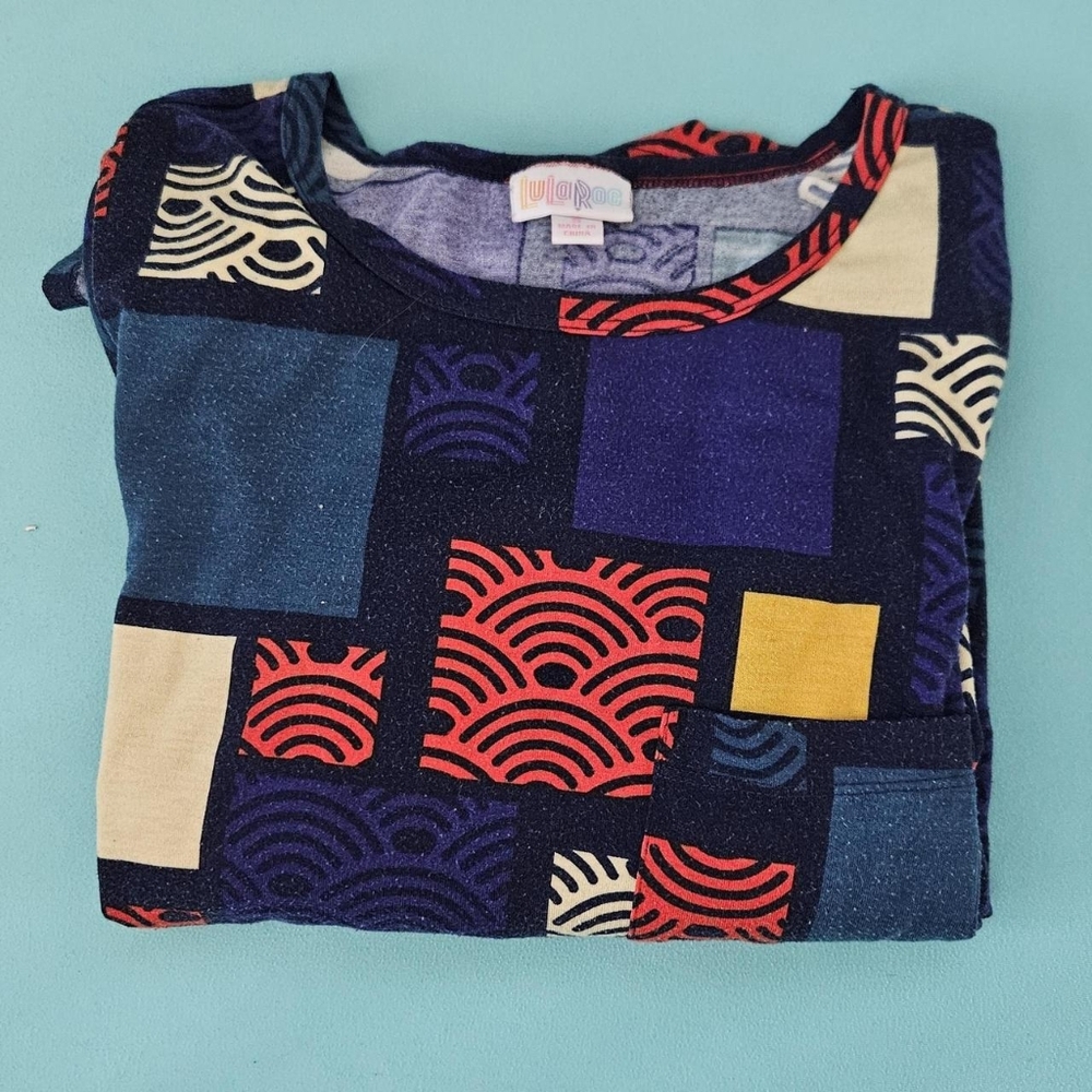 Blue LuLaRoe Dress